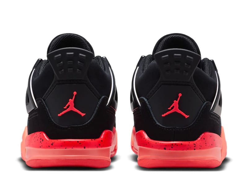 Jordan 4 Retro Black Infrared Barely Volt (TD)