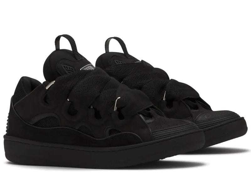 Lanvin Leather Curb Triple Black