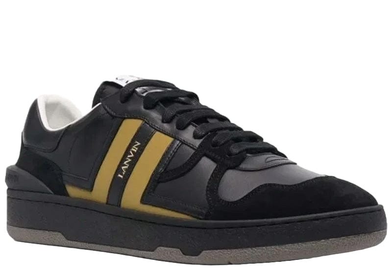Lanvin Low Clay Leather & Suede Sneaker