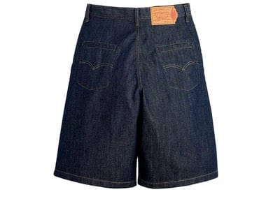 Air Jordan x Levi's Baggy Denim Shorts Indigo Blue