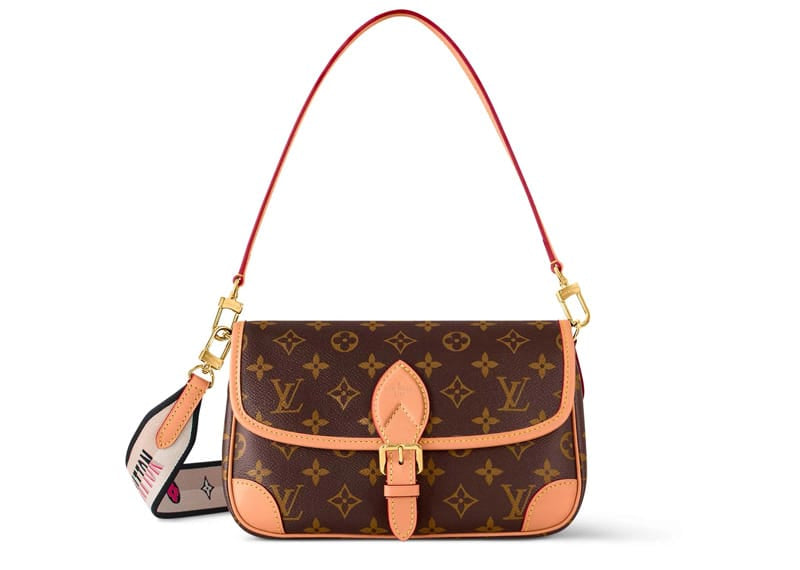 Louis Vuitton Diane Monogram Canvas Handbag Brown/Beige/Multi