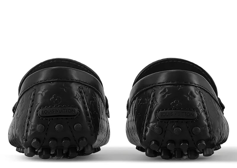 Louis Vuitton Hockennheim Moccasin Monogram Loafer Black