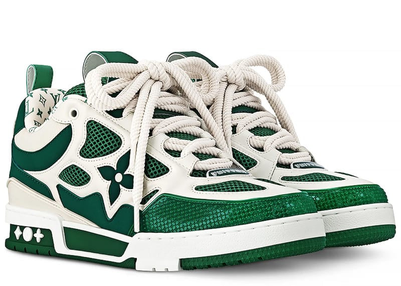 Louis Vuitton LV Skate Sneaker Green White