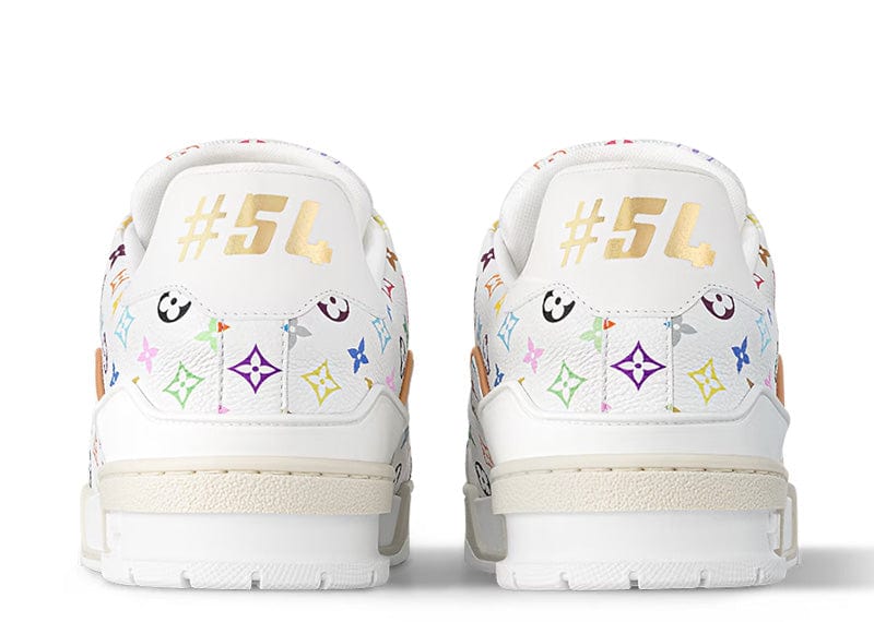 Louis Vuitton LV Trainer Takashi Murakami White