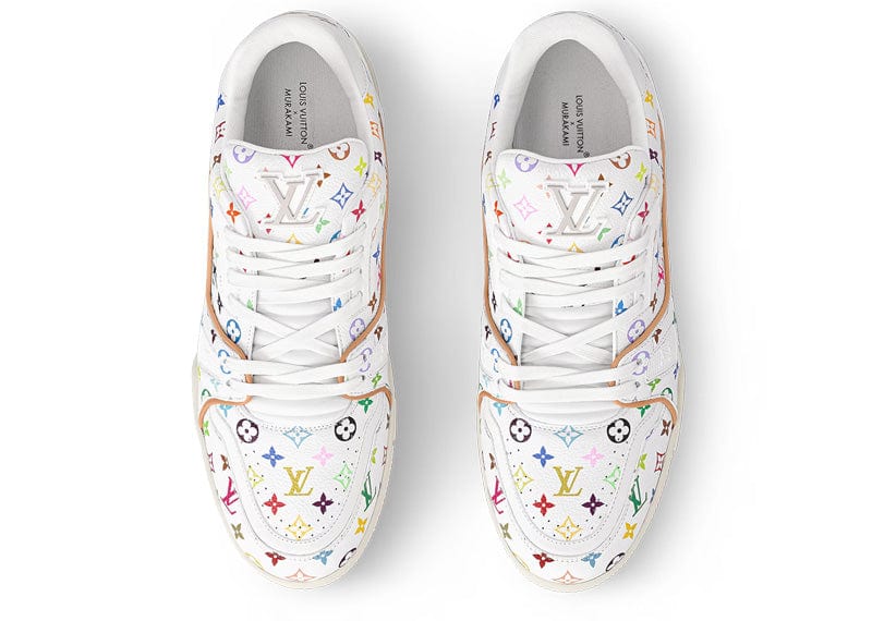 Louis Vuitton LV Trainer Takashi Murakami White