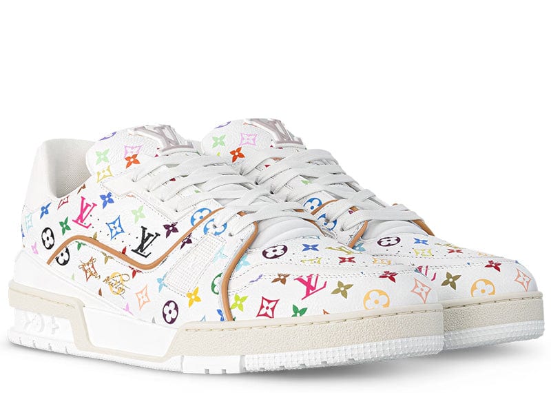 Louis Vuitton LV Trainer Takashi Murakami White