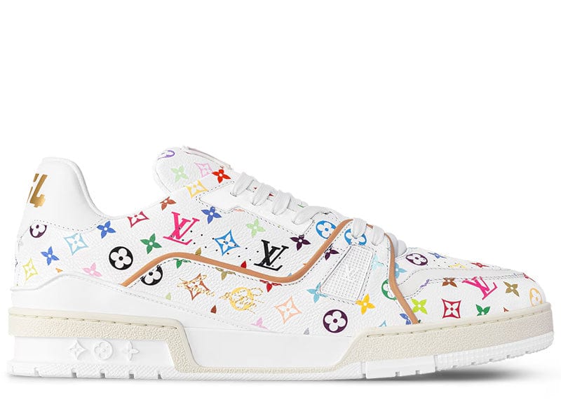 Louis Vuitton LV Trainer Takashi Murakami White