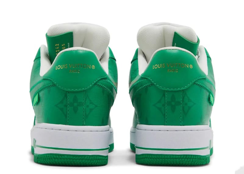 Louis Vuitton Nike Air Force 1 Low By Virgil Abloh White Green