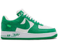Louis Vuitton Nike Air Force 1 Low By Virgil Abloh White Green