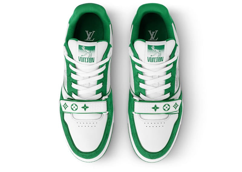 Louis Vuitton Trainer Velcro Green