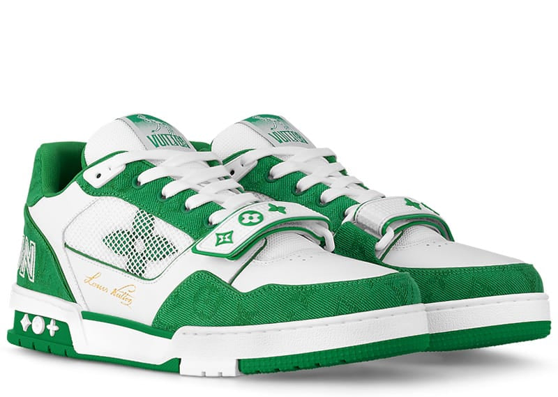 Louis Vuitton Trainer Velcro Green
