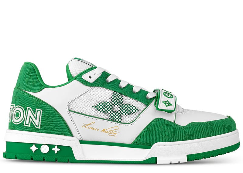 Louis Vuitton Trainer Velcro Green