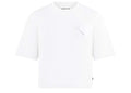 Manière De Voir Boxy Cropped T-Shirt White