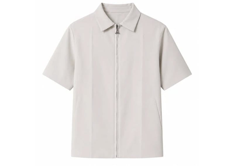 Manière De Voir Boxy Shirt Crease Grey