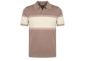 Manière De Voir Colour Block Polo Shirt Taupe