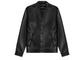 Manière De Voir Leather Cardigan Black