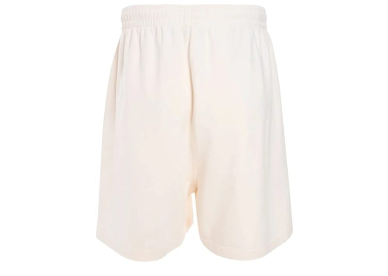 Marcelo Burlon County of Milan Headletter Comfy Shorts Cream