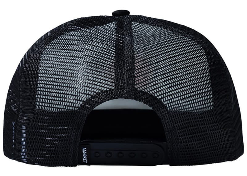 Market Devil Ball Trucker Cap Black