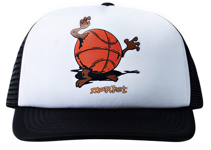Market Devil Ball Trucker Cap Black