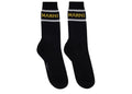 Marni Logo Cuffs Socks Black/White/Yellow