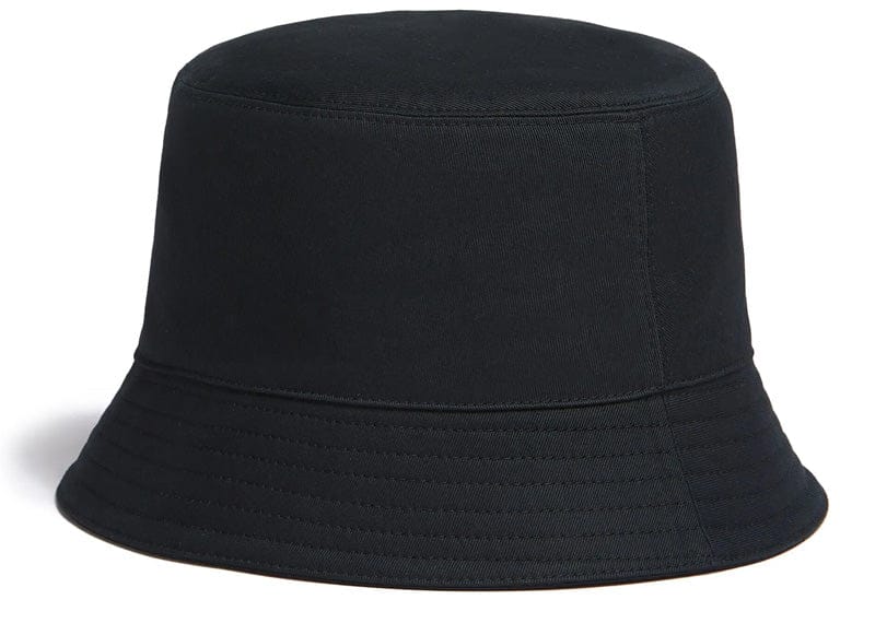 Marni Logo Embroidered Bucket Hat Black