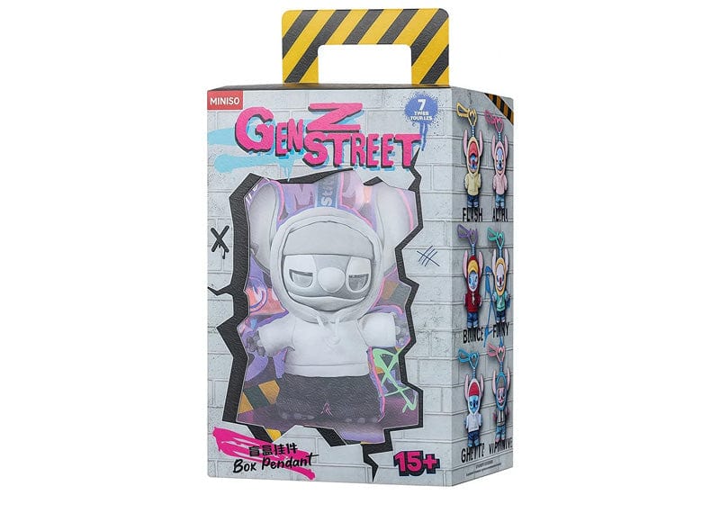 Miniso Disney Stitch GenZ Street Series-Vinyl Plush Pendant Blind Box