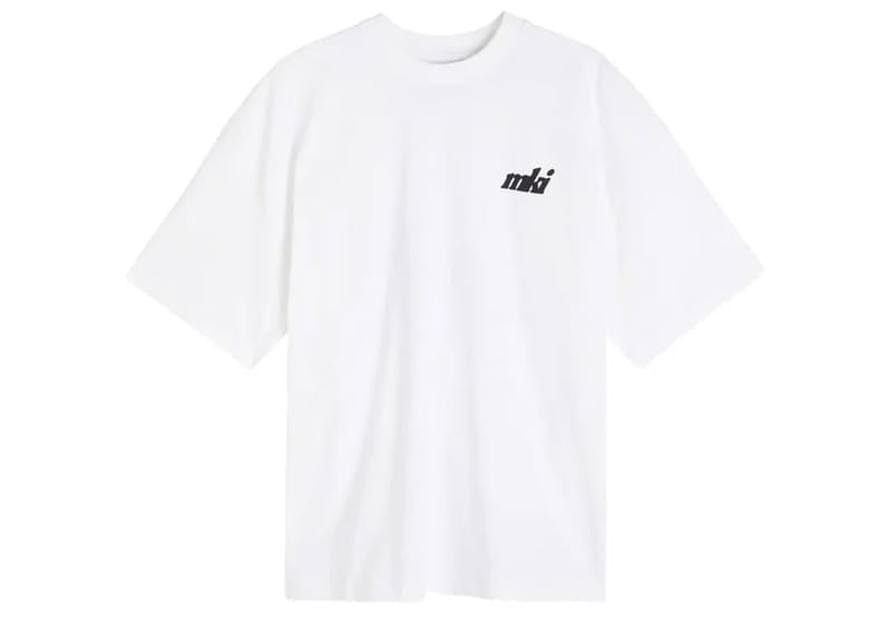 Mki Miyuki Zoku Stamp Logo Tee White