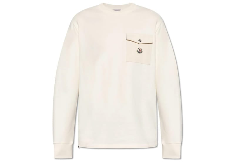 Moncler Felpa Girocollo Beige