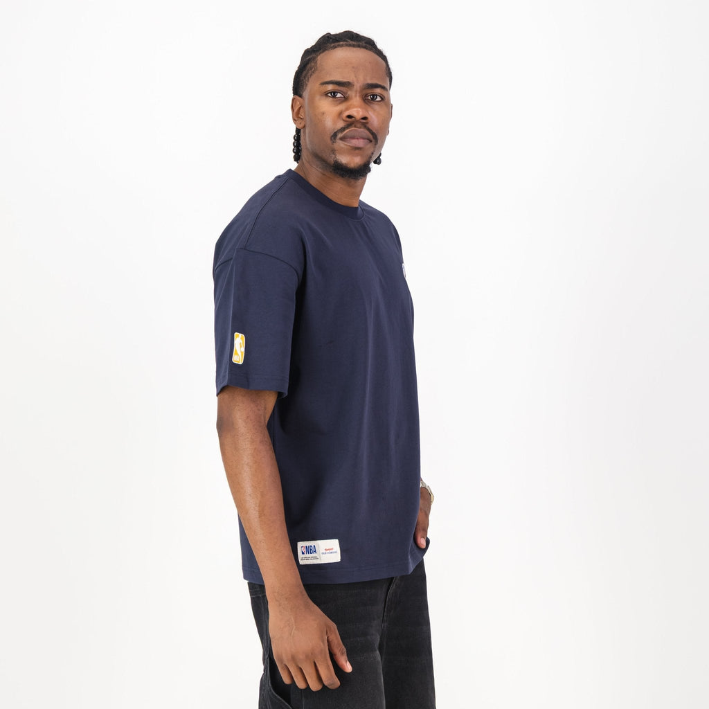 NBA Golden State Warriors Boxy Tee-Navy