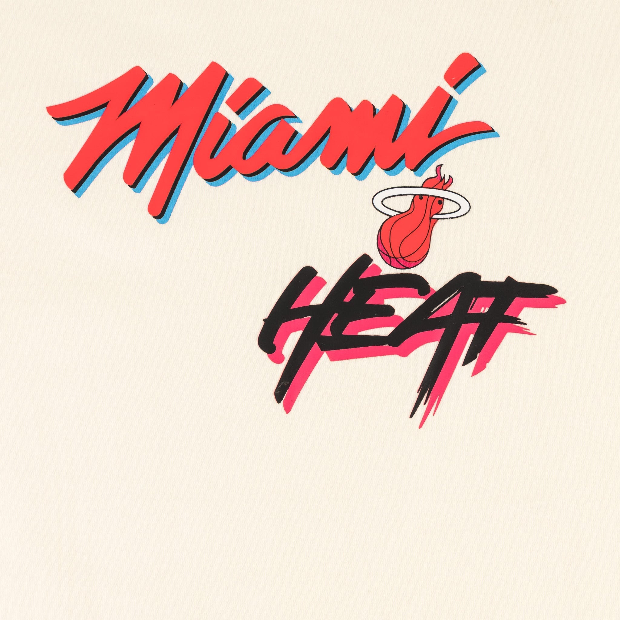 NBA Miami Heat Boxy Tee - Ivory