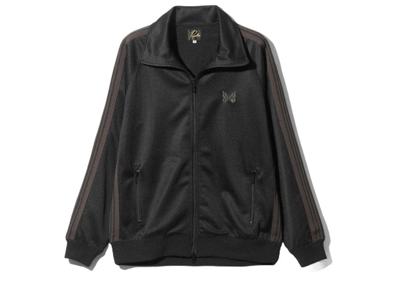 Needles Track Jacket Black/Dark Brown