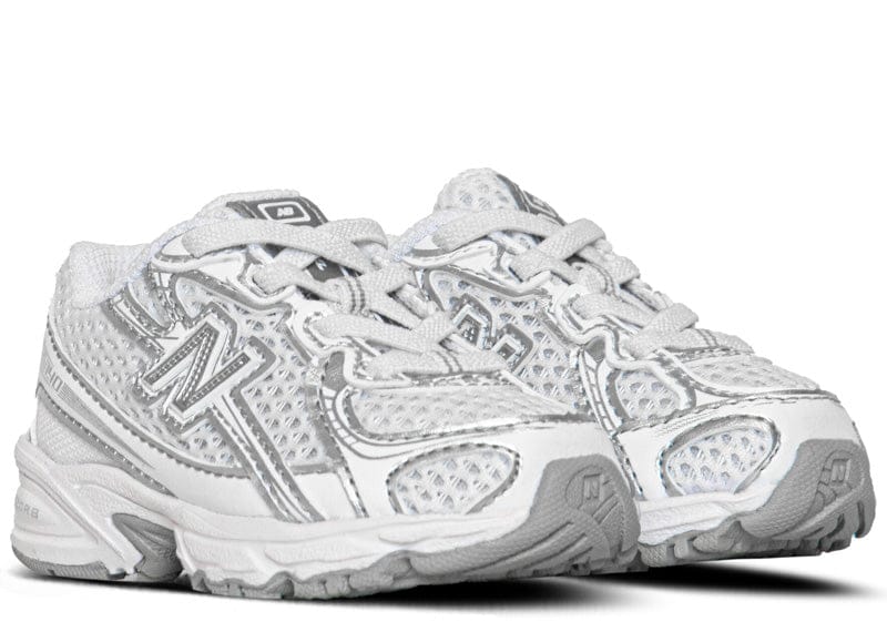 New Balance 740 Bungee Lace White Silver Metallic (TD)