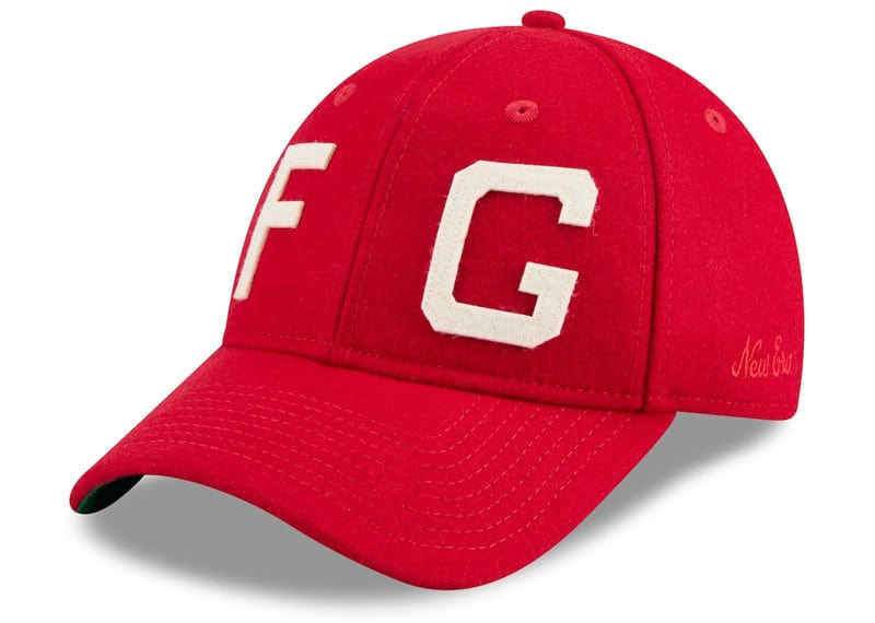 Fear of God x New Era 9FORTY Kansas City Monarchs MLB Adjustable Scarlet Cap