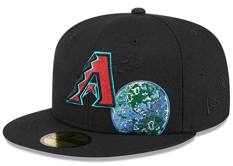 New Era Arizona Diamondbacks Global 59FIFTY Fitted Hat Black 7 1/4