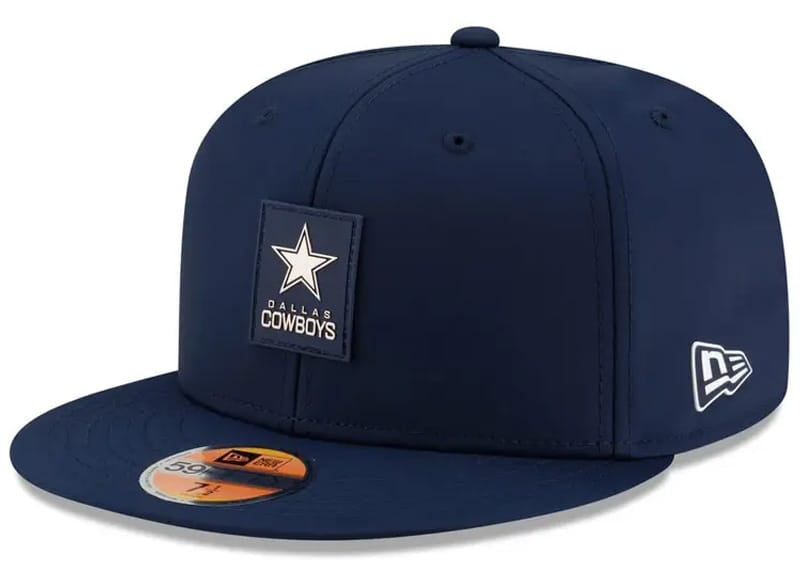 New Era Dallas Cowboys 2025 NFL On-Field Sideline Collection 59FIFTY Fitted Hat Navy 7 3/8