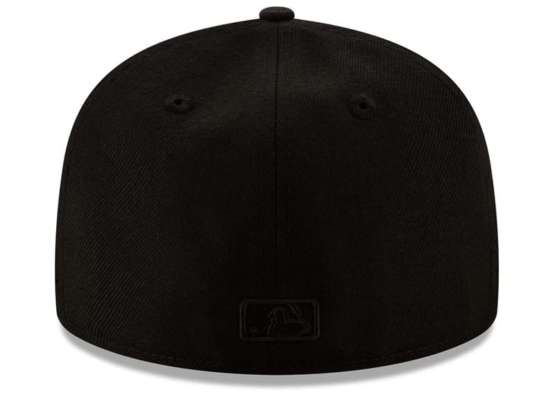 New Era Milwaukee Brewers Black on Black 59FIFTY Fitted Hat Black 7 7/8