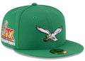 New Era Philadelphia Eagles Super Bowl LIX Champions 59FIFTY Fitted Hat 7 1/4