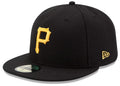 New Era Pittsburgh Pirates MLB Authentic Collection 59Fifty Fitted Hat Black 7 3/4