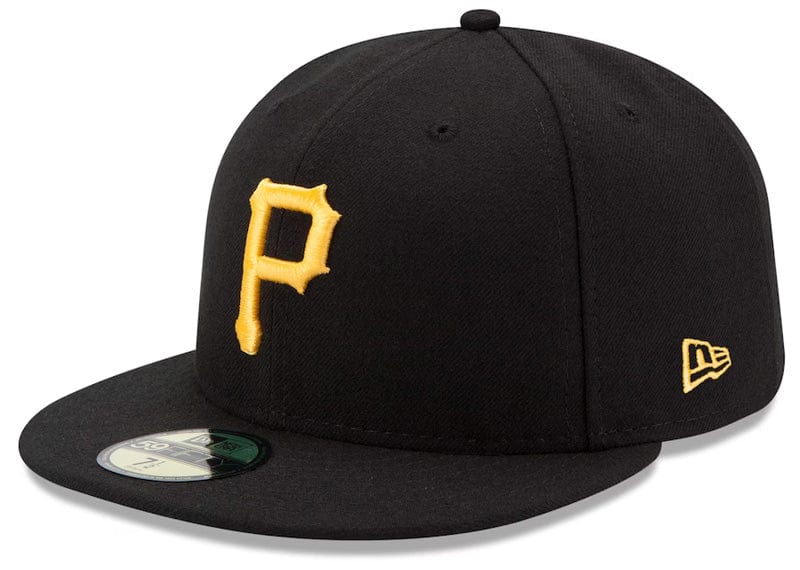 New Era Pittsburgh Pirates MLB Authentic Collection 59Fifty Fitted Hat Black 7 3/4