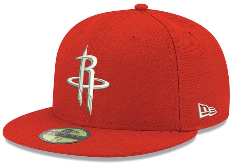New Era Red Houston Rockets Official Team Color 59FIFTY Fitted Hat 7 1/4
