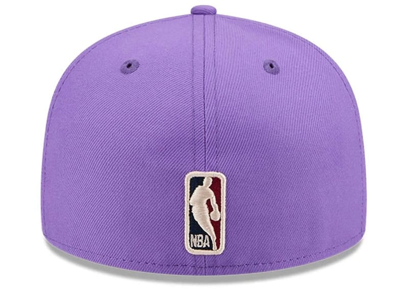 New Era Toronto Raptors Hardwood Classics Inaugural Season 1995-96 59FIFTY Fitted Hat Bright Purple 7 5/8