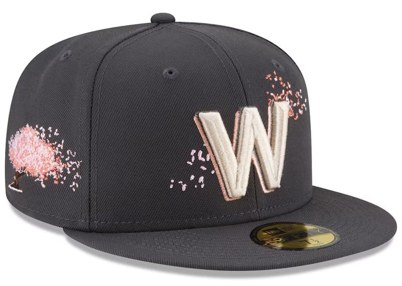 New Era Washington Nationals 2022 City Connect 59FIFTY Fitted Hat Graphite Grey 8