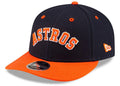 New Era x Felt 59FIFTY MLB Houston Astros Low Profile Snapback Cap Navy/Orange.