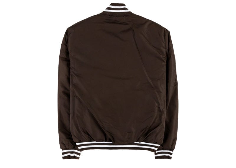 San Jose Sharks Reversible Letterman Lifestyle Brown/White