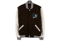 San Jose Sharks Reversible Letterman Lifestyle Brown/White