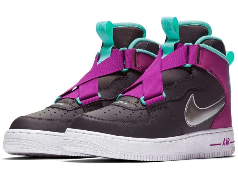 Nike Air Force 1 Highness Thunder Grey/Metallic Silver Gris Tonnerre (GS)