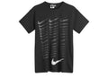 Nike Comme des Garcons Black Tonal Swoosh Print T-shirt Black