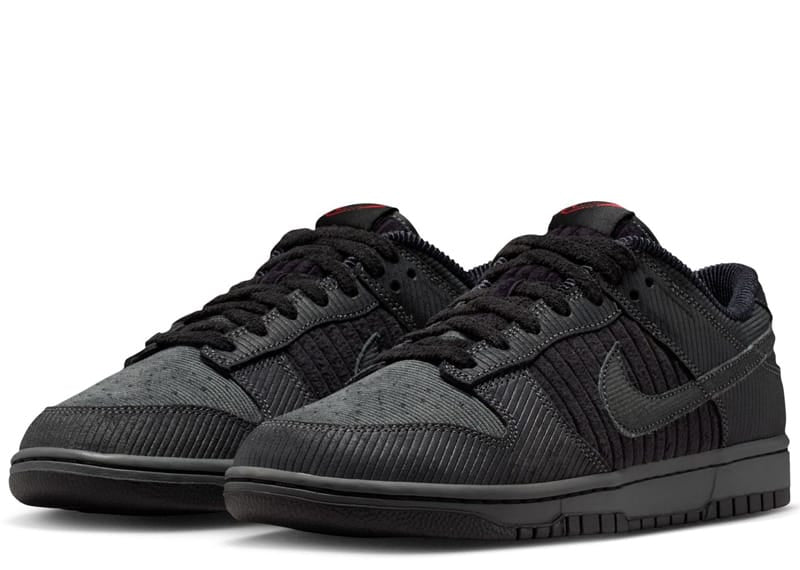 Nike Dunk Low Retro Premium Black Corduroy