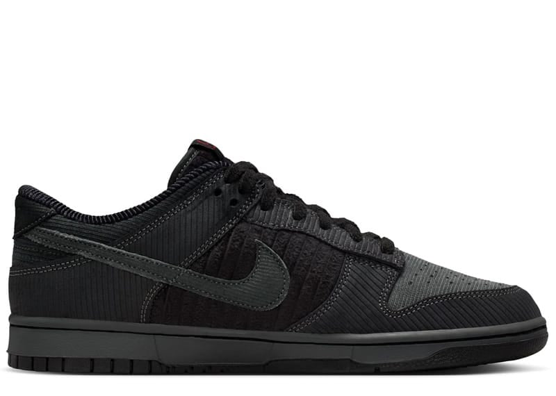 Nike Dunk Low Retro Premium Black Corduroy