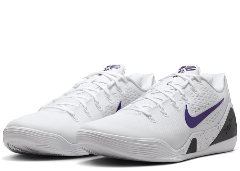 Nike Kobe 9 Elite Low EM Protro White Court Purple